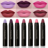 Focallure Makeup Matte Lipstick Metallic Pigment Nude Lips Makeup Long Lasting Lip Stick Pen Mineral Cosmetics maquiagem