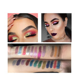 24 Colors Glitter Eyeshadow Palette Pressed Powder Rainbow Diamond Eye Shadow Makeup Palette Nude Shimmer Smokey Eyes Cosmetics