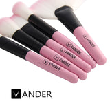 VANDER Pink 32pcs Makeup Brush Set Professional Cosmetic Kits Brushes Foundation Powder Blusher Eyeliner pincel maquiagem w/ Bag