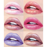 1Pc Diamond Metallic Lip Gloss Glitter Metallic Liquid Lipstick Glitter Pearl Color Lipgloss Lips Makeup Cosmetics Lip Tint Y2