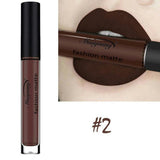 12Colors Long Lasting Waterproof Liquid Pencil Matte Lipstick Lip Gloss Makeup Nonstick cup