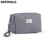 2017 Korean Style Toiletry Bags Canvas Travel Cosmetic Bag Small Organizer Women Makeup Bag Neceser Make up Case Beauty Storage