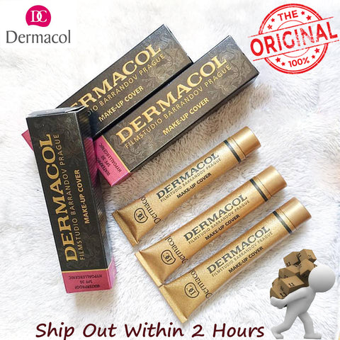 Authentic100%Dermacol Base Make up Cover 30g Primer Concealer Base Professional Face Dermacol Makeup Foundation Contour Palette