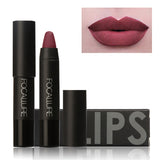 Focallure Makeup Matte Lipstick Metallic Pigment Nude Lips Makeup Long Lasting Lip Stick Pen Mineral Cosmetics maquiagem