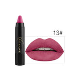 NICEFACE 24 Colors Matte Lipstick Cosmetics Waterproof Long Lasting Beauty Nude Lips Makeup Velvet Matte Lip Sitck Crayon Pencil