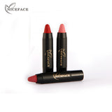 NICEFACE 24 Colors Matte Lipstick Cosmetics Waterproof Long Lasting Beauty Nude Lips Makeup Velvet Matte Lip Sitck Crayon Pencil