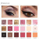 FOCALLURE 18 Color Eyeshadow Palette Shimmer Matte Beauty Makeup Set palette de maquillage Smoky Eye-shadow