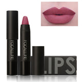 Focallure Makeup Matte Lipstick Metallic Pigment Nude Lips Makeup Long Lasting Lip Stick Pen Mineral Cosmetics maquiagem