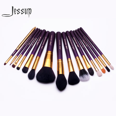 Jessup brushes for makeup 15pcs Makeup Brushes Set Powder Foundation Eyeshadow Concealer Eyeliner Lip Brush Tool T095