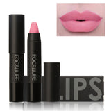 Focallure Makeup Matte Lipstick Metallic Pigment Nude Lips Makeup Long Lasting Lip Stick Pen Mineral Cosmetics maquiagem