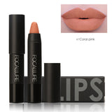 Focallure Makeup Matte Lipstick Metallic Pigment Nude Lips Makeup Long Lasting Lip Stick Pen Mineral Cosmetics maquiagem
