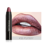 Focallure Makeup Matte Lipstick Metallic Pigment Nude Lips Makeup Long Lasting Lip Stick Pen Mineral Cosmetics maquiagem