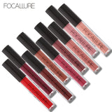 FOCALLURE Waterproof Matte Liquid Lipstick Moisturizer Smooth Lip Stick Long Lasting Lip Gloss Cosmetic Beauty Makeup