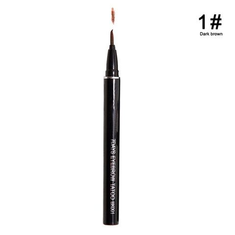 1Pc Women Pro Eyes Makeup Product Waterproof Brown 7 Days Eye Brow Eyebrow Tattoo Pen Liner Long Lasting Makeup Women Gifts