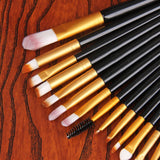 20 pcs makeup brushes Professional Foundation Eyeshadow Eyeliner Lip pinceis de maquiagem Cosmetic Brushes Pinceaux Tools