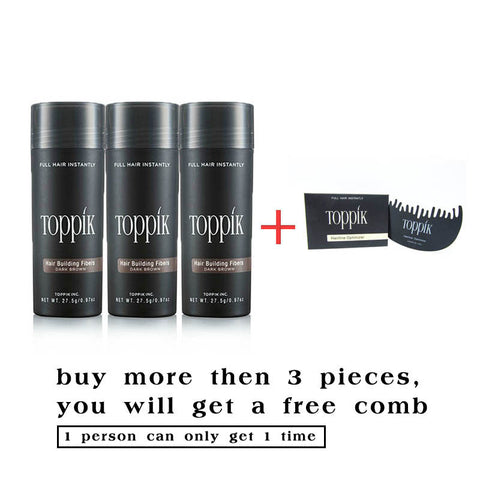 Salon Beauty Makeup Puff 27.5g Toppik Hair Fiber Keratin Hair Building Styling Powder Hair Loss Concealer Blender