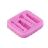 PREUP Makeup Tools Design Lipstick Fondant Cake Mould 3D Silicone Soap Chocolate Candy Mould Decorative baking Bakeware kitchen