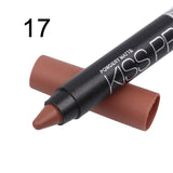 1 PCS Multicolor Menow Kissproof Lip Liner Pencil Waterproof Makeup Matte Lipstick Lipliner Pen with Sharpener
