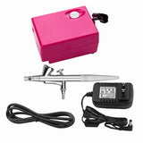 Air Brush Compressor Airbrush 0.4mm Needle Art Kit Set for Body Paint Makeup Craft Toy Models airbrush cake Temporary Tattoo