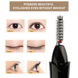 Portable Makeup Electric Eyelash Curler Eyelashes Curling Brush 360 Rotary Mascara Battery Power Cosmetic Tools Eyelash Brush