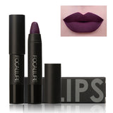 Focallure Makeup Matte Lipstick Metallic Pigment Nude Lips Makeup Long Lasting Lip Stick Pen Mineral Cosmetics maquiagem