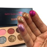 Beauty Glazed 10 Colors Shimmer Glitter Matte Eyeshadow Palette Cosmetics Tool Long Lasting Eye Shadow Makeup Pigments Kit