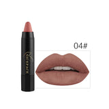 NICEFACE 24 Colors Matte Lipstick Cosmetics Waterproof Long Lasting Beauty Nude Lips Makeup Velvet Matte Lip Sitck Crayon Pencil
