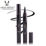 2017 New Miss Rose Brand Eyes Liner Liquid Make Up Pencil Waterproof Black Double-ended Makeup Stamps Eyeliner Pencil