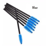 Bittb 100pc Eyelashes Eyebrow Brushes Makeup Applicator Eye Lash Extension Disposable Brushes Set Mascara Wands Eyelash Brushes