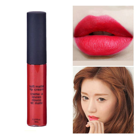 Waterproof Makeup Matte Velvet Liquid Lipstick Lip Gloss Long Lasting Cosmetics