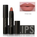 Focallure Makeup Matte Lipstick Metallic Pigment Nude Lips Makeup Long Lasting Lip Stick Pen Mineral Cosmetics maquiagem