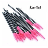 Bittb 100pc Eyelashes Eyebrow Brushes Makeup Applicator Eye Lash Extension Disposable Brushes Set Mascara Wands Eyelash Brushes