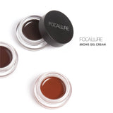 FOCALLURE Pro 3Pcs Eyes Daily Makeup Use Black Eyeliner Mascara and Eyebrow Cream