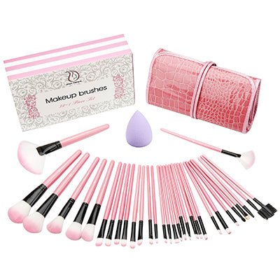START MAKERS-32pcs Professional Beauty Makeup Brush Cosmetics Foundation Blush Makeup Brush Kit Women Make Up Brush