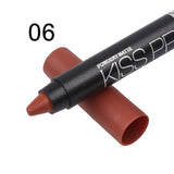 1 PCS Multicolor Menow Kissproof Lip Liner Pencil Waterproof Makeup Matte Lipstick Lipliner Pen with Sharpener
