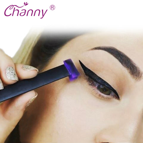 Two Sides Eyeliner Stamp Pencil Waterproof Maquillaje Star Easy to Wear Makeup Vamp Stamp Eye liner Cosmetics Tools