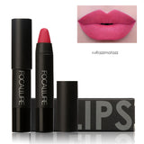 Focallure Makeup Matte Lipstick Metallic Pigment Nude Lips Makeup Long Lasting Lip Stick Pen Mineral Cosmetics maquiagem
