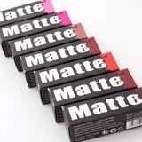 Hot Sale Fashion Color Beauty Red Lips Baton Matte Lip Stick Waterproof Makeup Pigment Brown Nude Matte Lipstick Pencils