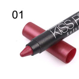 1 PCS Multicolor Menow Kissproof Lip Liner Pencil Waterproof Makeup Matte Lipstick Lipliner Pen with Sharpener
