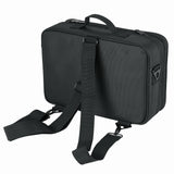 Hotrose Professional Makeup Brush Case 3 Layers Cosmetic Beauty Artist Organizer Makeup Suitcase Large Space with Shoulder Strap