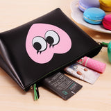 New Arrival Women PU Leather Prints Cosmetic Organizer bag Lady Cute Waterproof European and American Style Storage Makeup bags