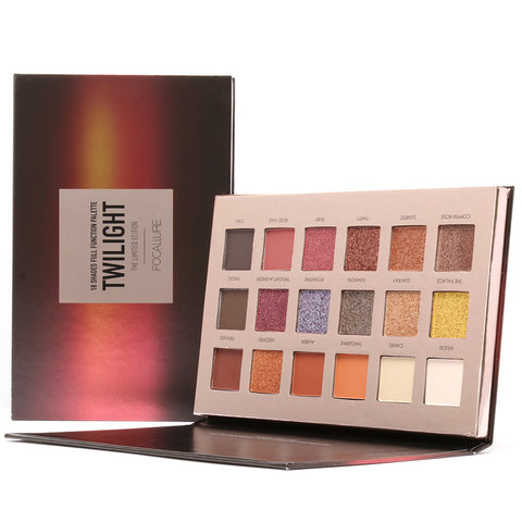 FOCALLURE 18 Color Eyeshadow Palette Shimmer Matte Beauty Makeup Set palette de maquillage Smoky Eye-shadow