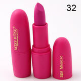 Hot Sale Fashion Color Beauty Red Lips Baton Matte Lip Stick Waterproof Makeup Pigment Brown Nude Matte Lipstick Pencils