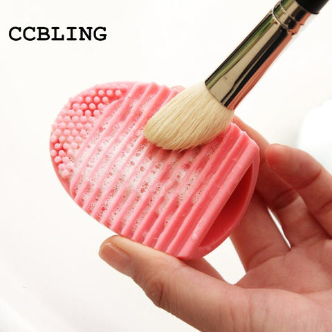 1pcs Silicone Makeup Brush Cleaning Washing Tools Cosmetics Makeup Brushes Scrubber Board Washing Cosmetic Brush Cleaner Tool