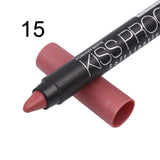 1 PCS Multicolor Menow Kissproof Lip Liner Pencil Waterproof Makeup Matte Lipstick Lipliner Pen with Sharpener