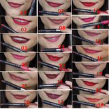 1 PCS Multicolor Menow Kissproof Lip Liner Pencil Waterproof Makeup Matte Lipstick Lipliner Pen with Sharpener