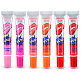 6 Pcs/set Romantic Long Lasting Lip Gloss Peel Off Lipstick Waterproof Lip Tint Makeup Lip Gloss Cosmetics LEARNEVER M02171