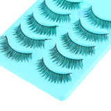 Handmade Fake Eyelashes Natural Fashion New Long Thick Cross 5 Pairs Makeup Beauty False Eyelashes Eye Lashes Extension