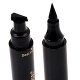 2017 New Miss Rose Brand Eyes Liner Liquid Make Up Pencil Waterproof Black Double-ended Makeup Stamps Eyeliner Pencil