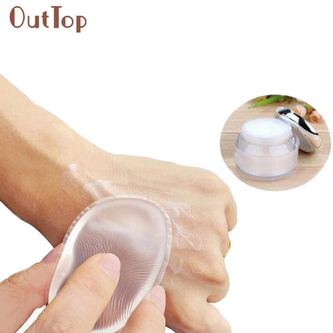 Hot Best Deal Beauty Girl SiliSponge Blender Silicone Sponge Makeup Puff For Foundation BB Cream Essential Dec.23